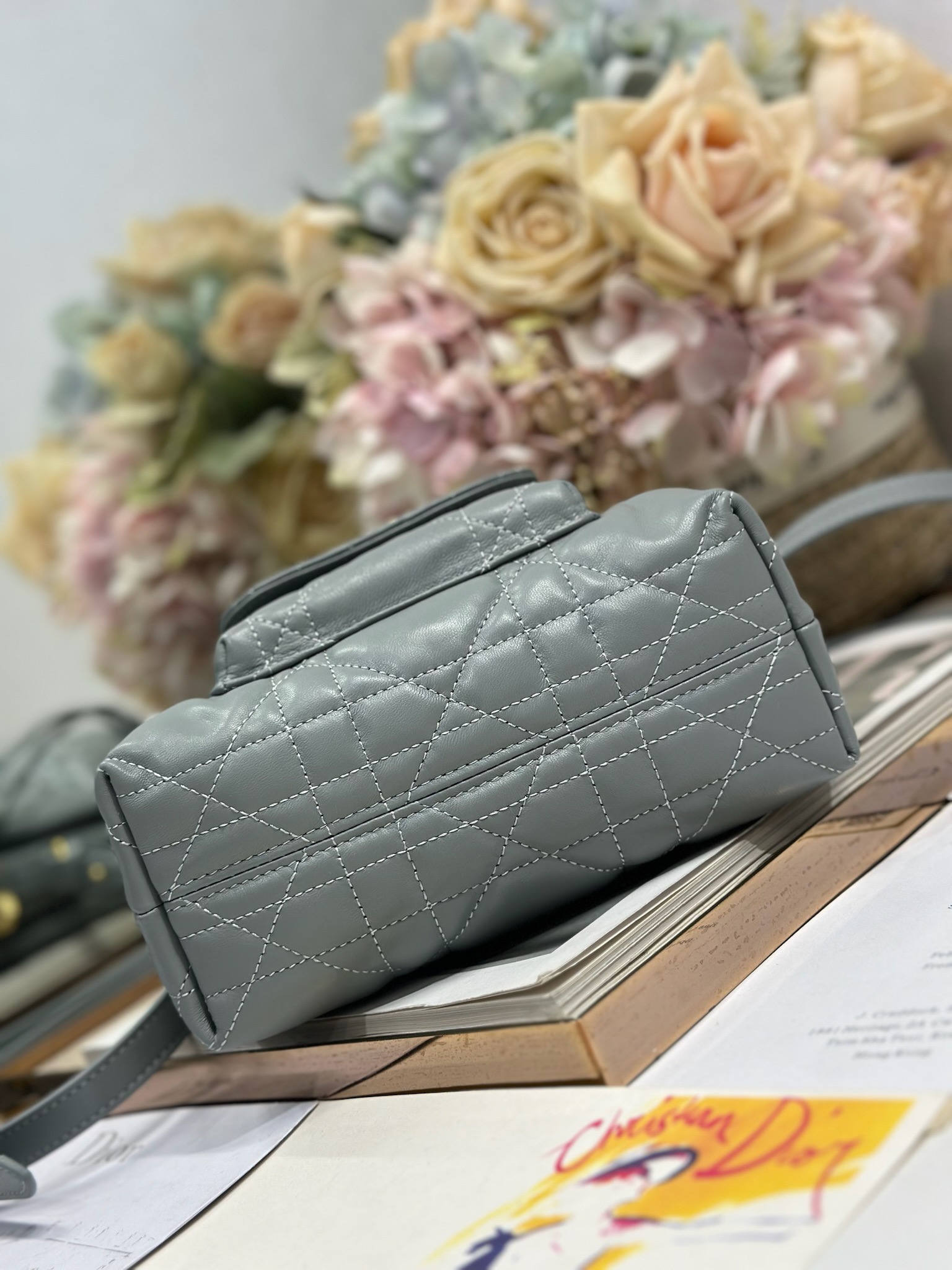 Small Dior Caro Bucket Bag