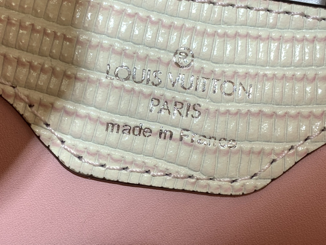 LV Capucines BB Lizard Print Handbag