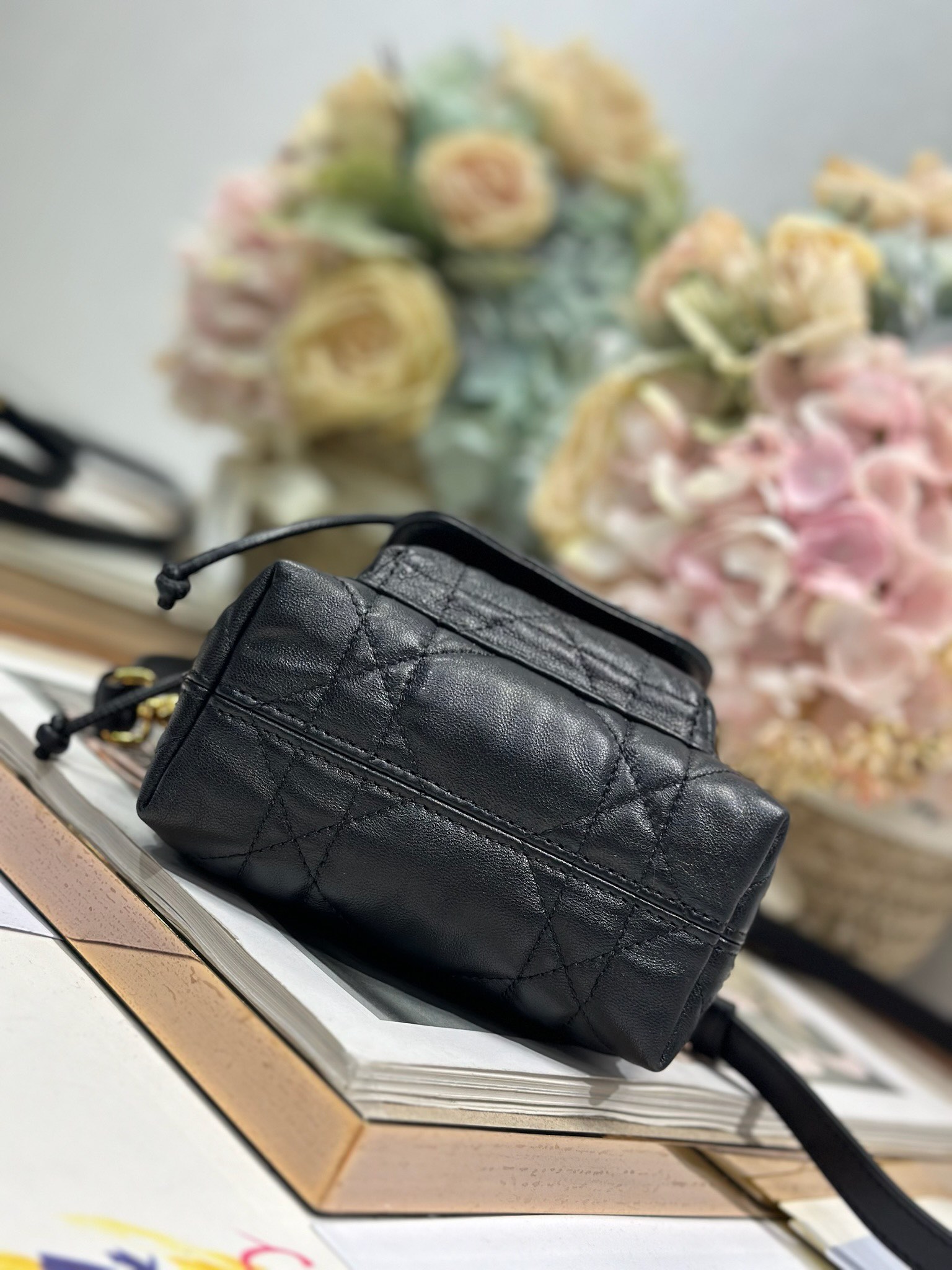 Mini Dior Caro Bucket Bag