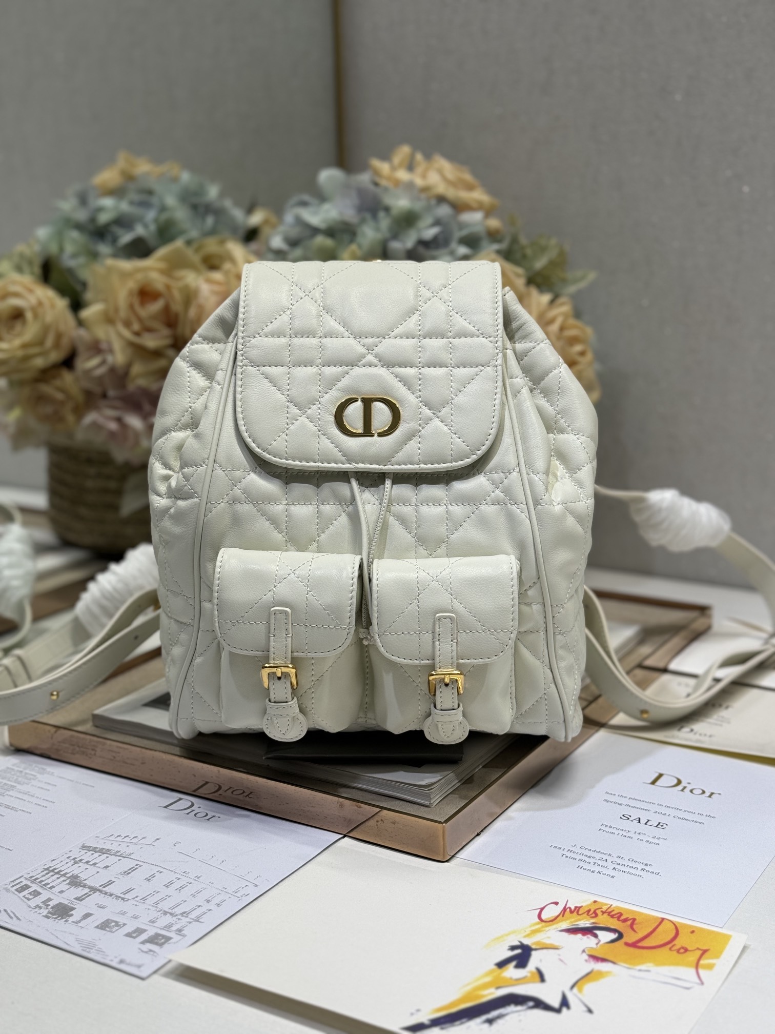 Medium Dior Caro Backpack