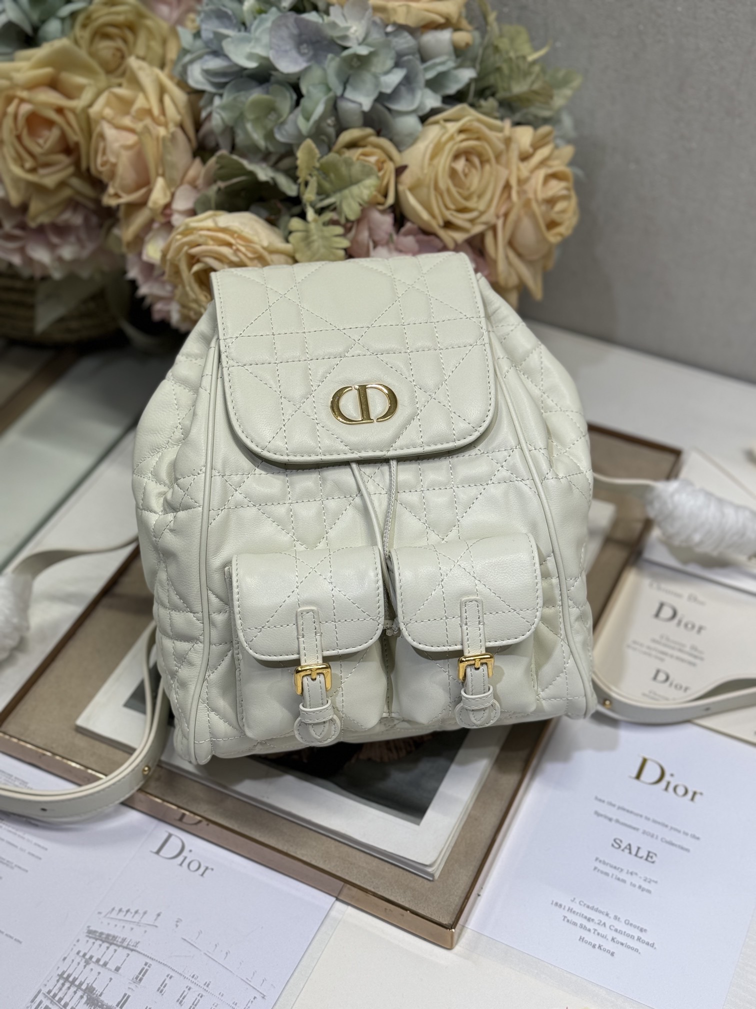 Medium Dior Caro Backpack