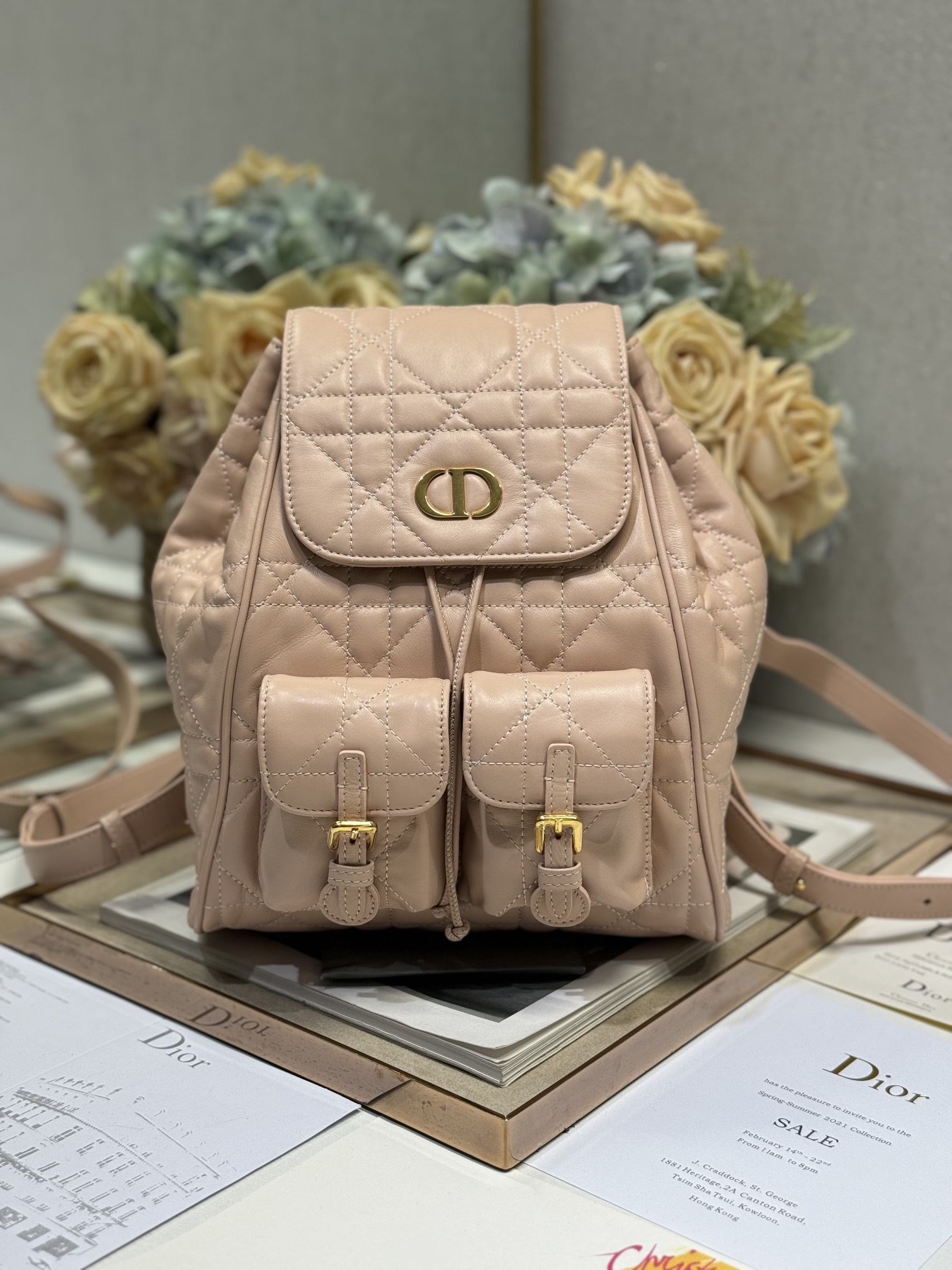 Medium Dior Caro Backpack