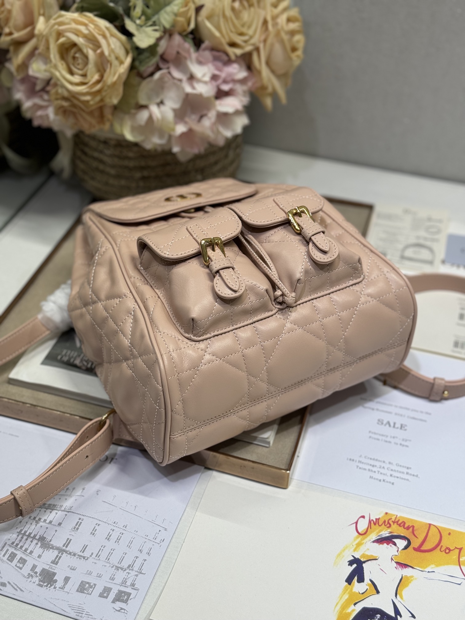 Medium Dior Caro Backpack