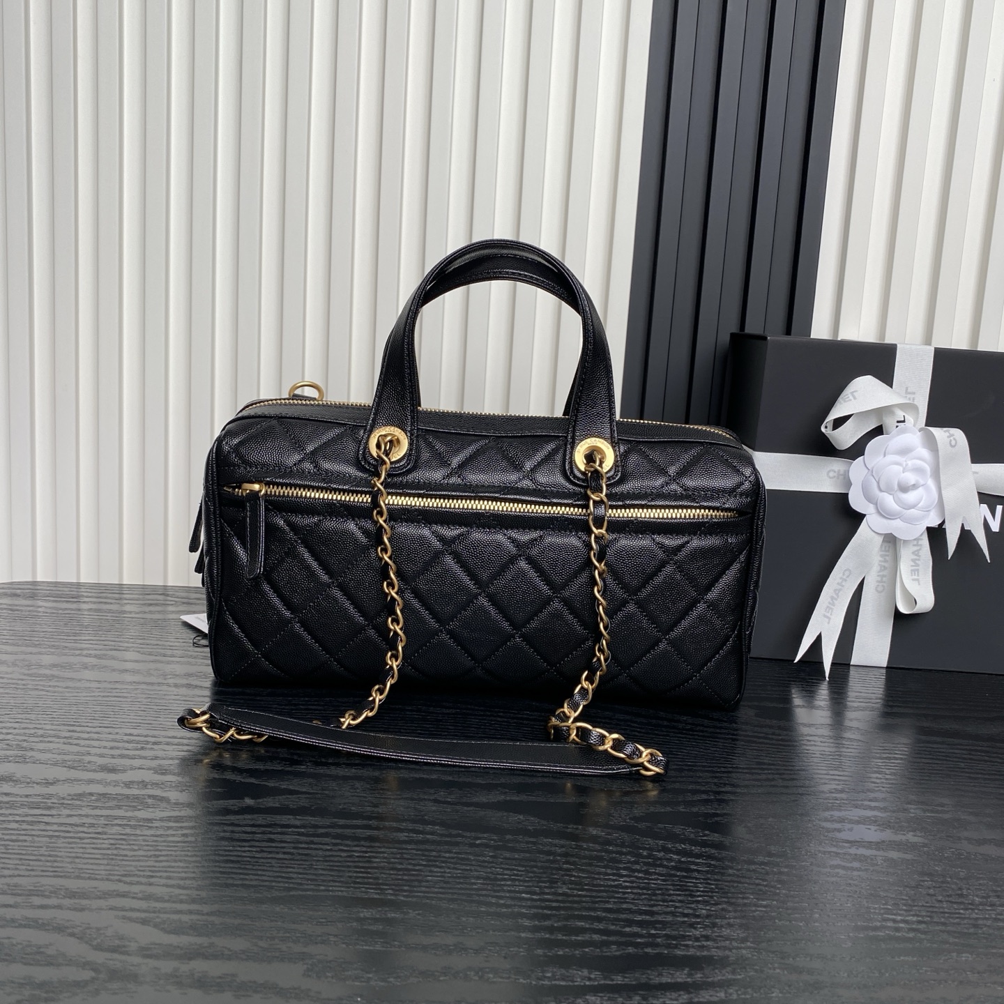 Chanel 1 25A Handcrafted Bowling Collection
