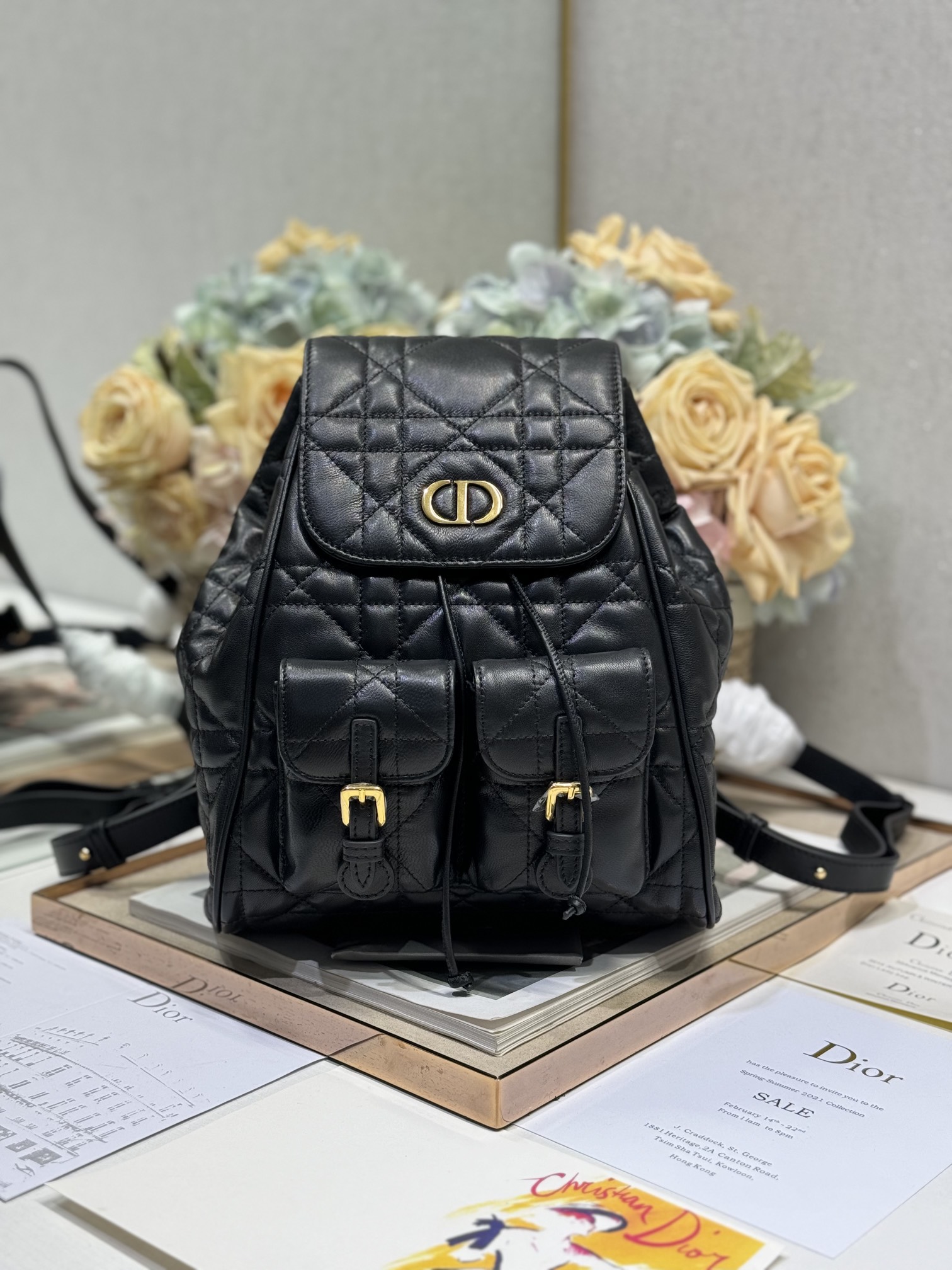 Medium Dior Caro Backpack
