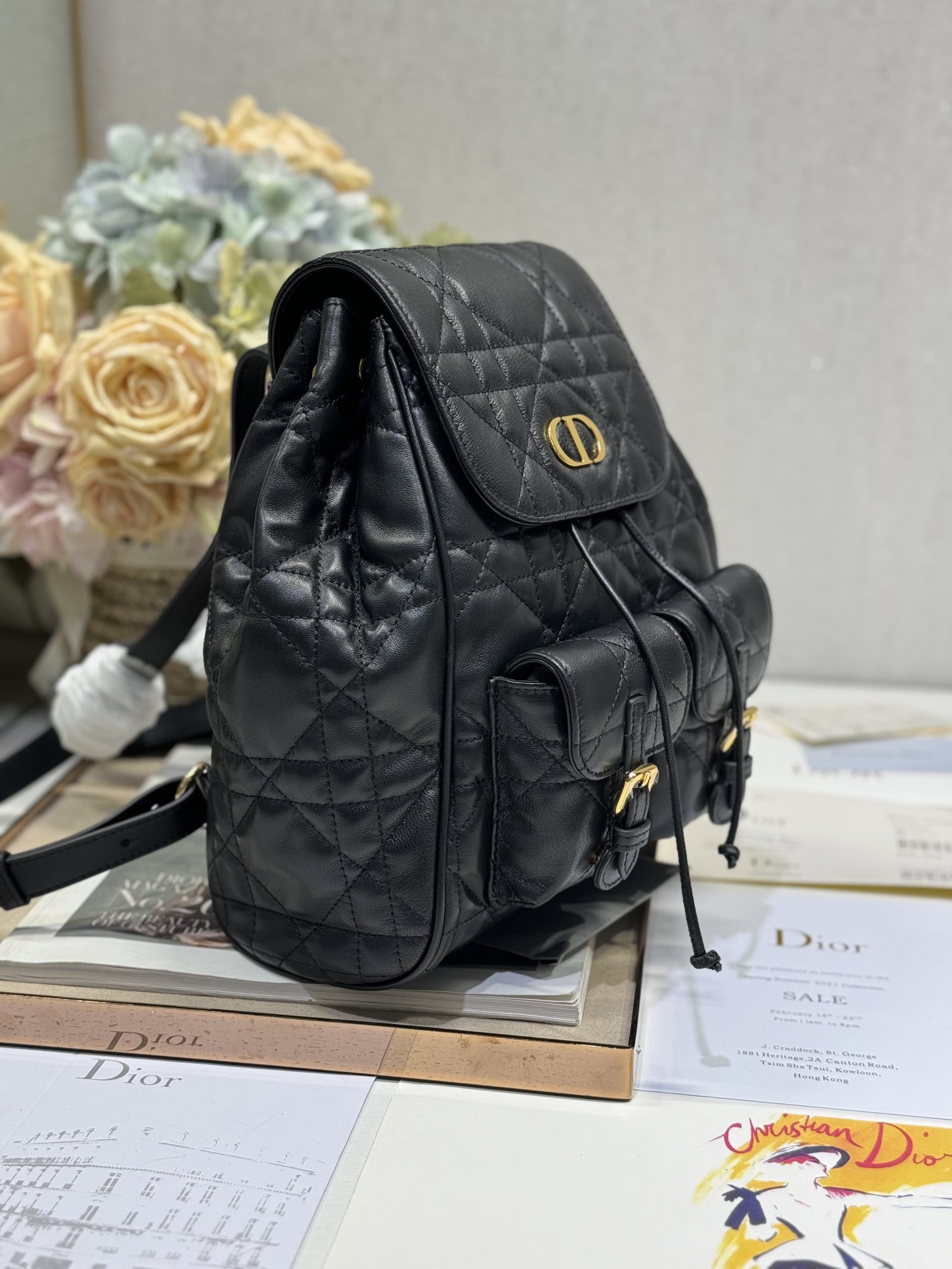 Medium Dior Caro Backpack