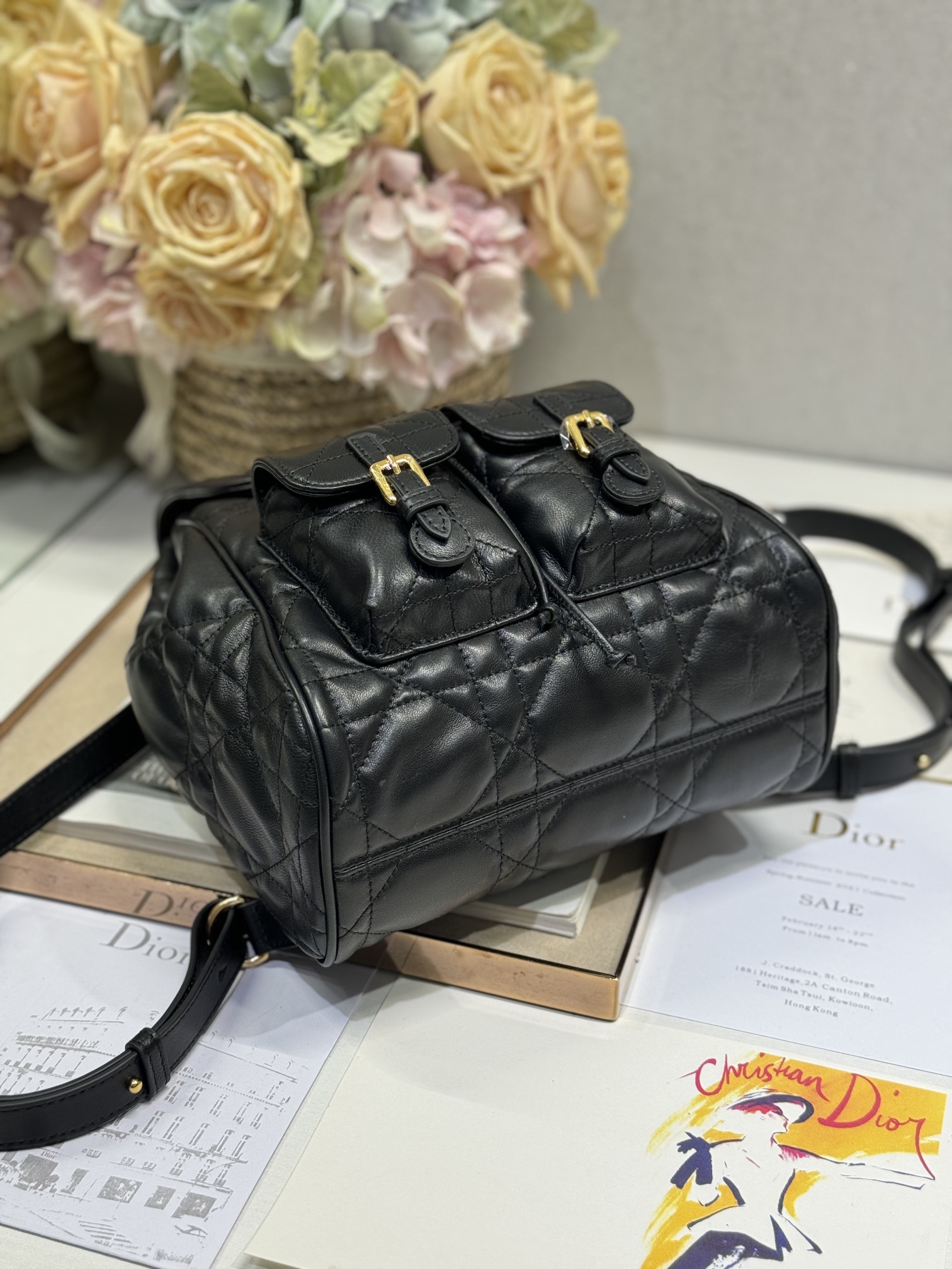 Medium Dior Caro Backpack