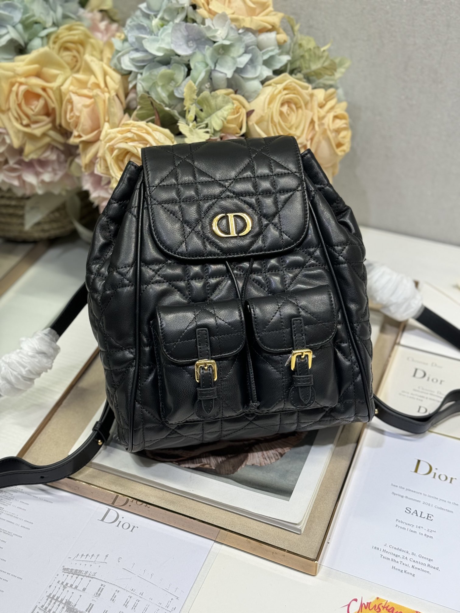 Medium Dior Caro Backpack