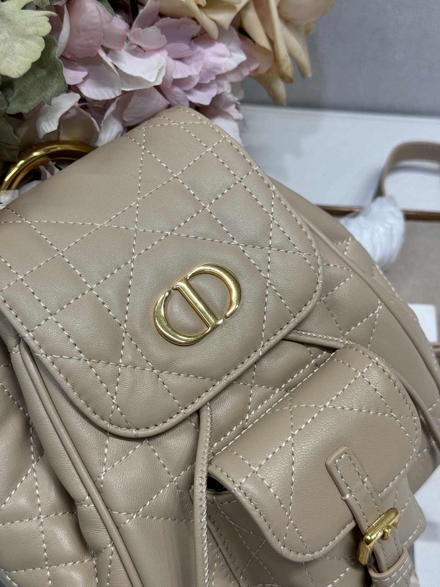 Small Dior Caro Backpack