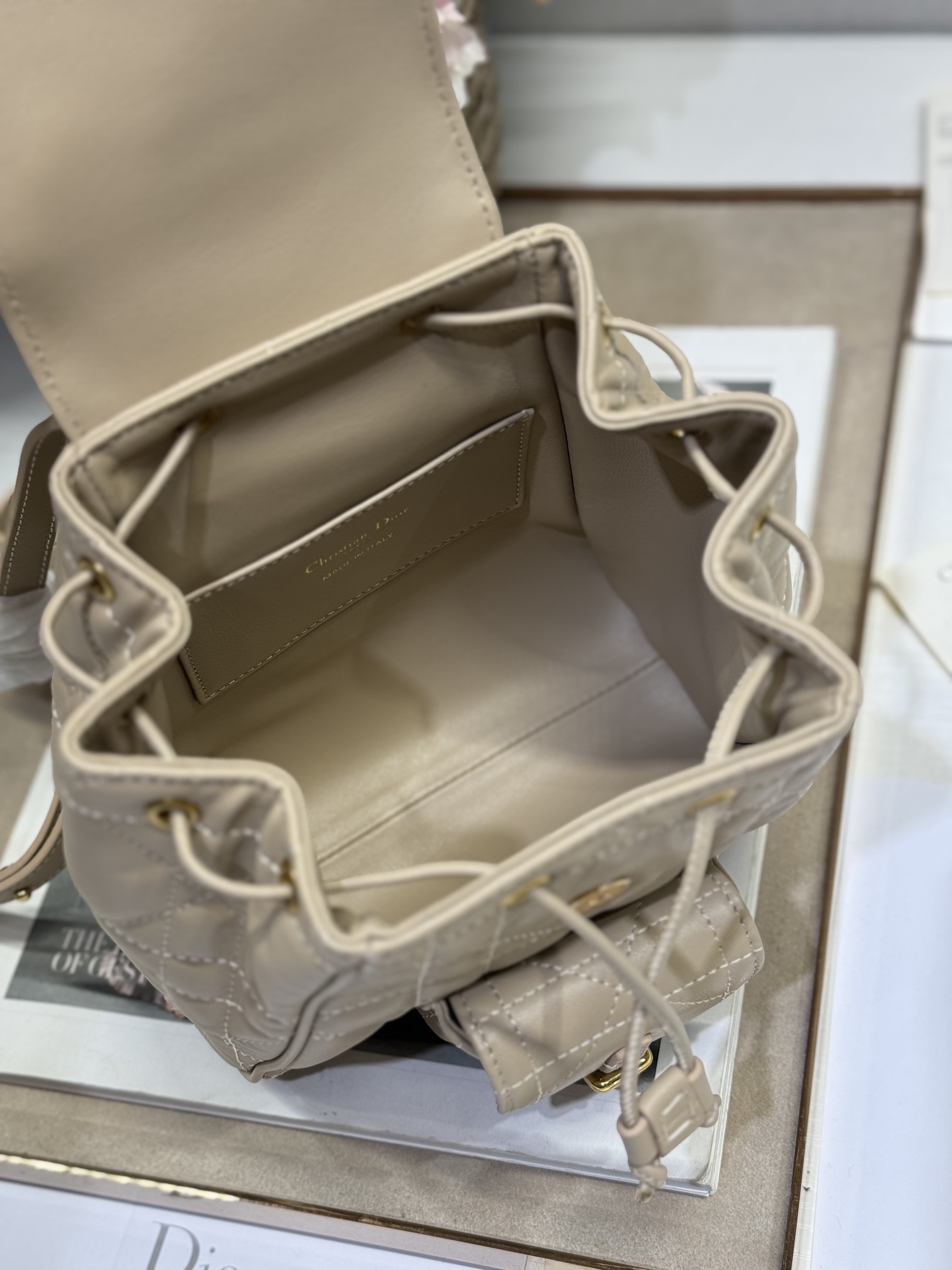 Small Dior Caro Backpack