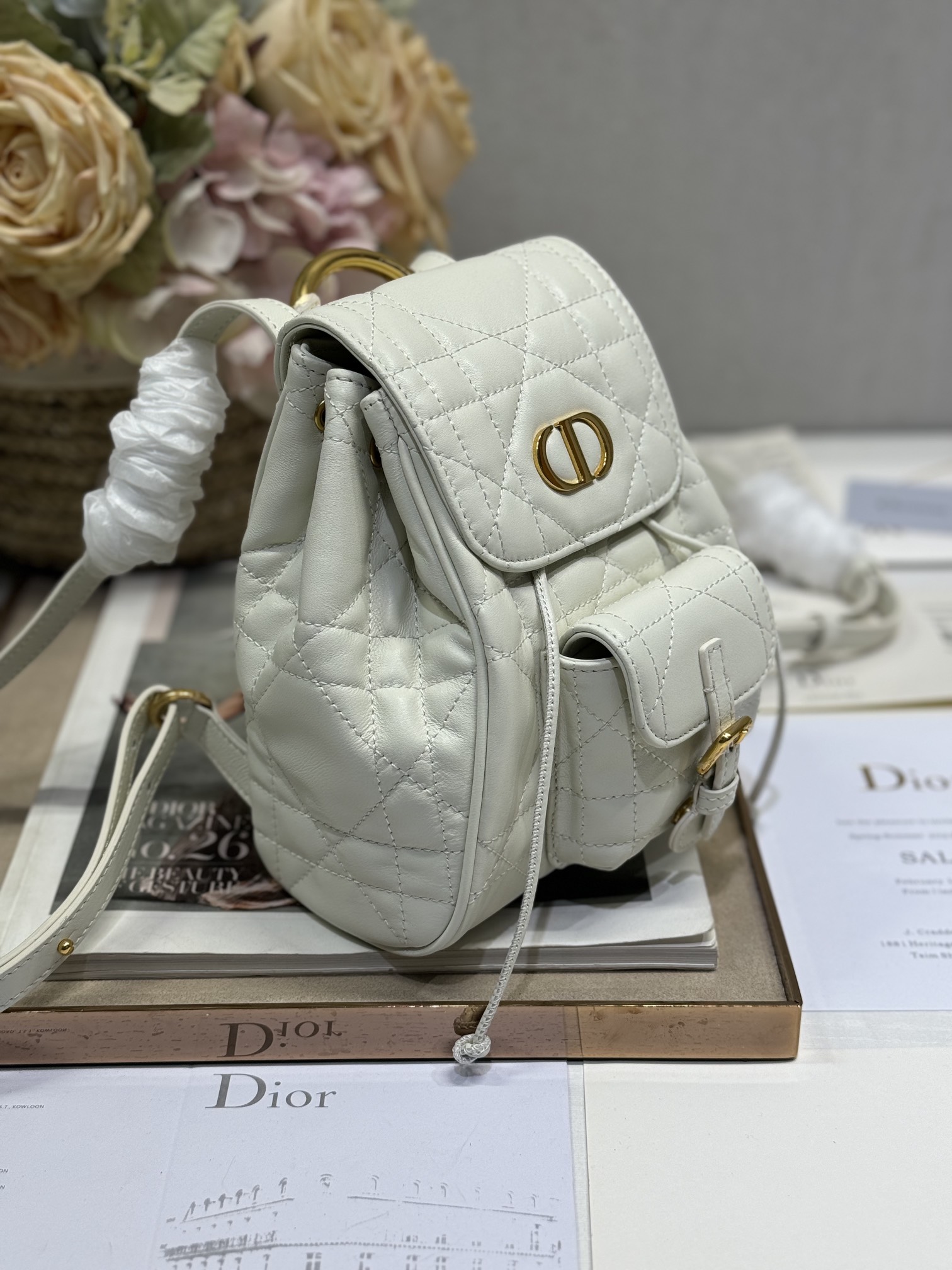 Small Dior Caro Backpack