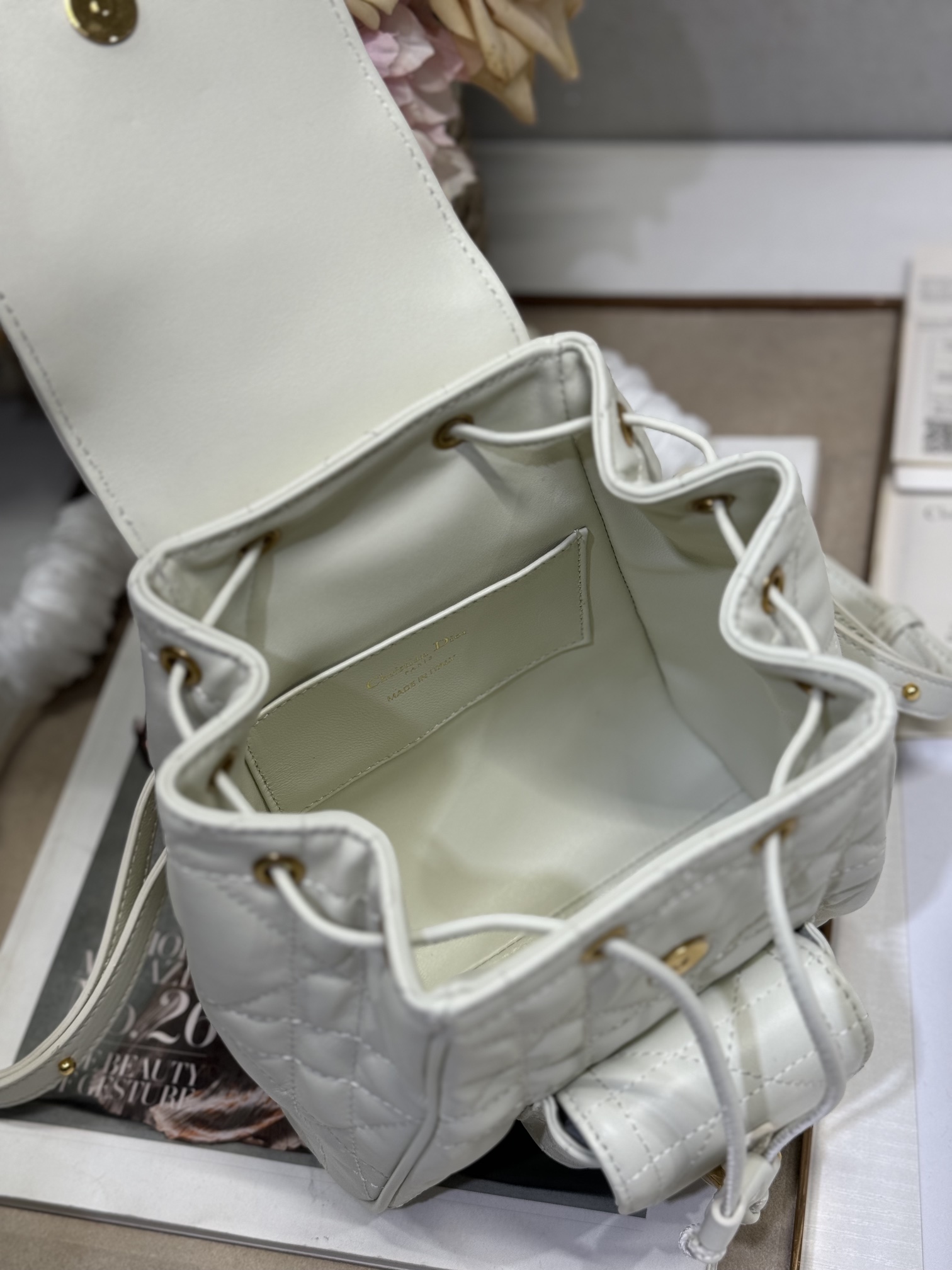 Small Dior Caro Backpack