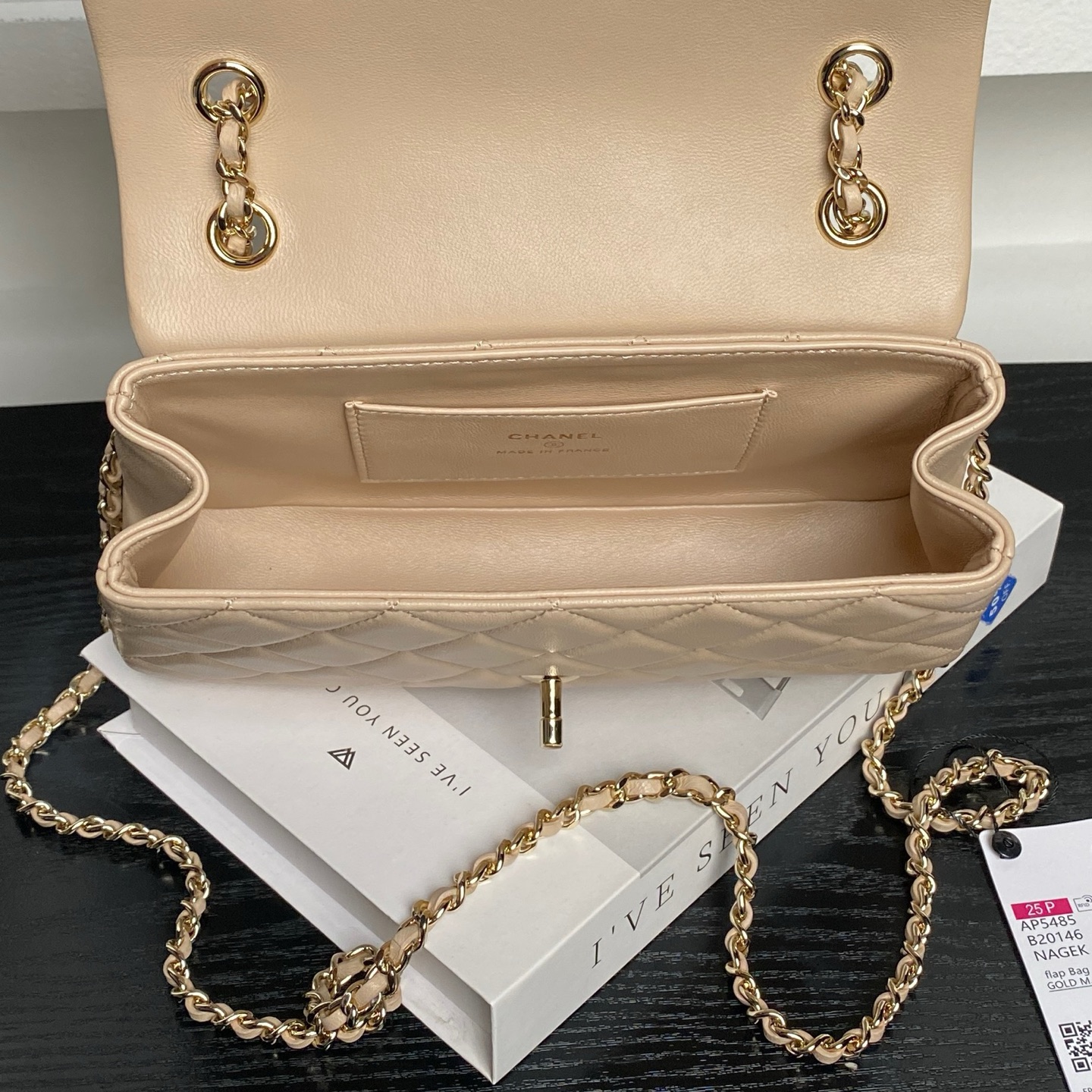 Chanel1 25S CF mini phone bag 