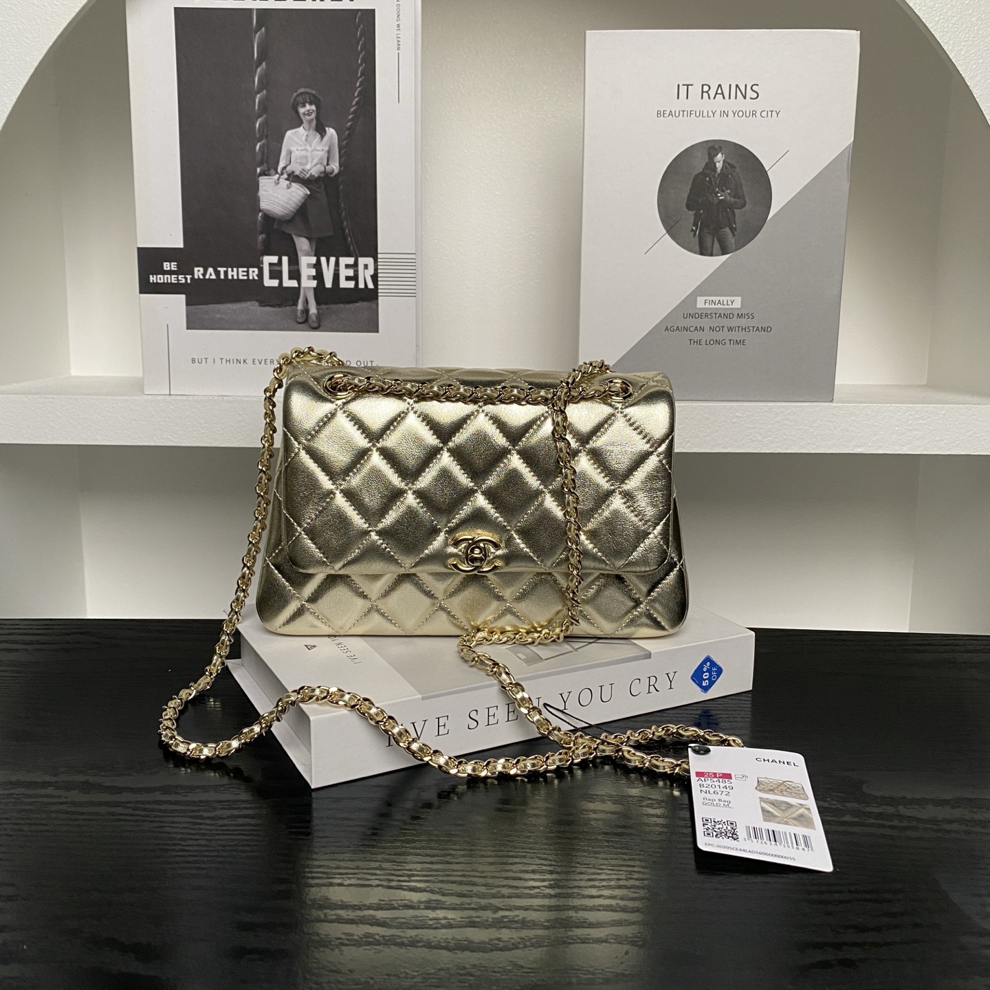 Chanel1 25S CF mini phone bag 