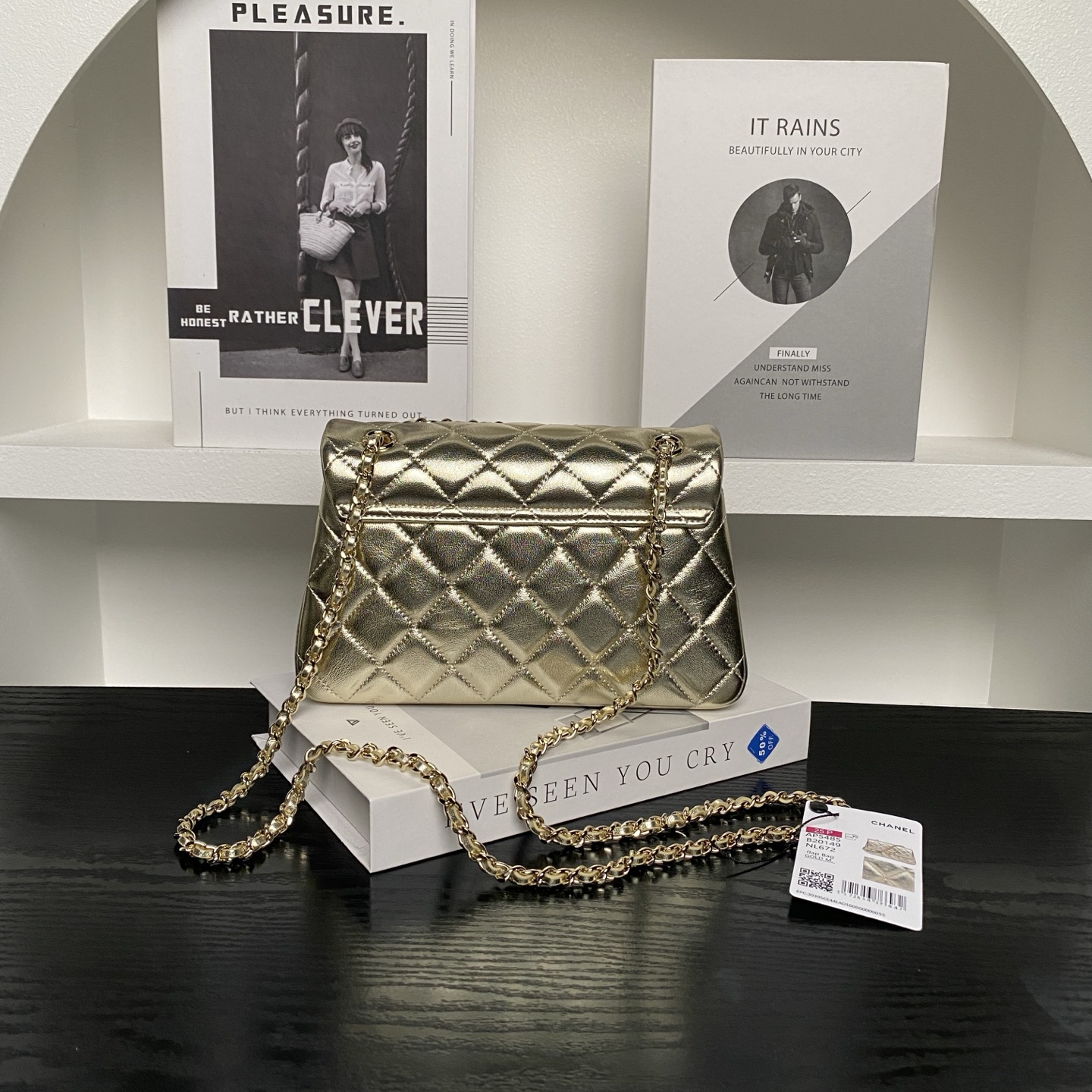 Chanel1 25S CF mini phone bag 