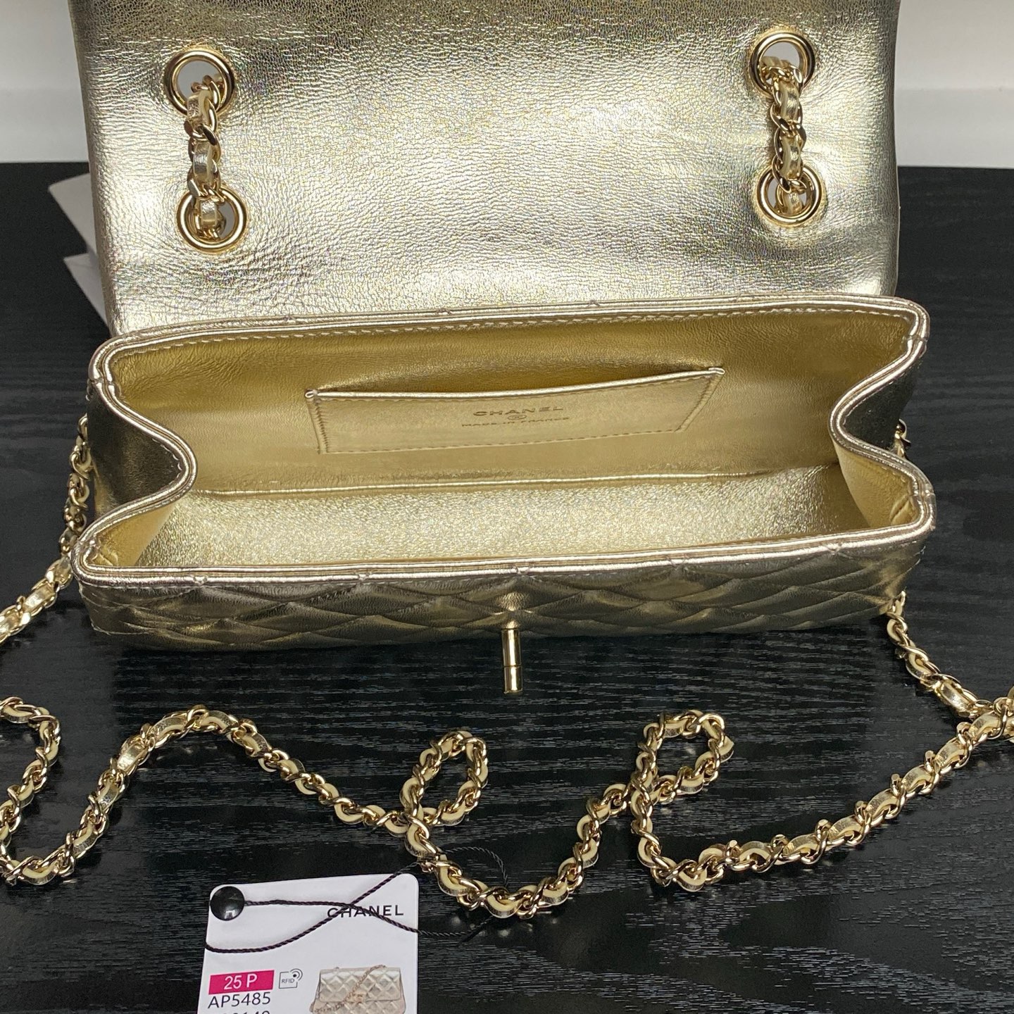 Chanel1 25S CF mini phone bag 