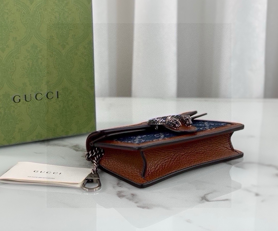 Gucci Dionysus Denim Series Mini Chain Bag
