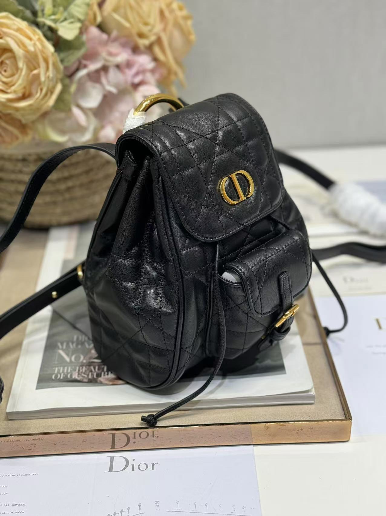 Small Dior Caro Backpack