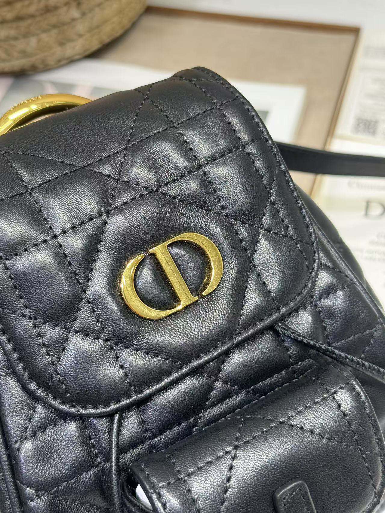 Small Dior Caro Backpack