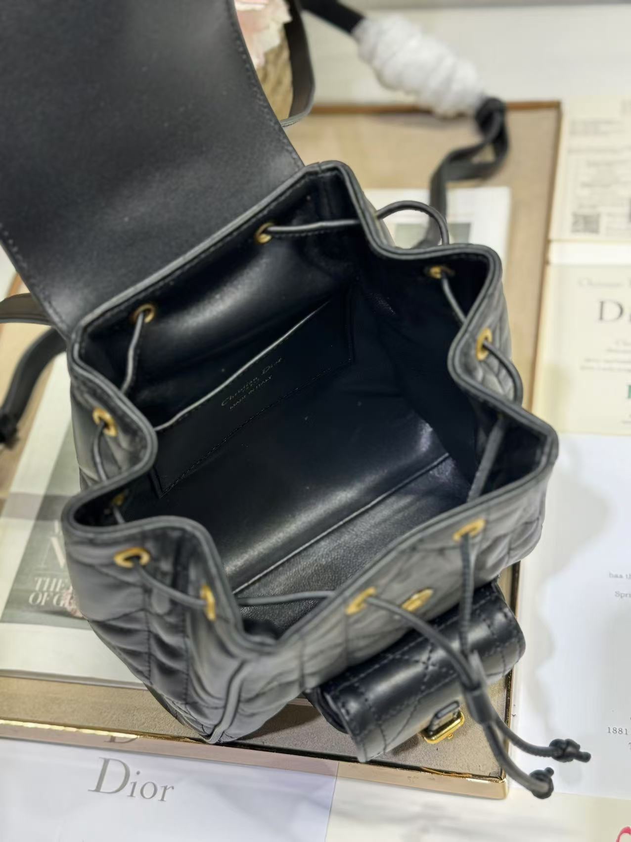 Small Dior Caro Backpack