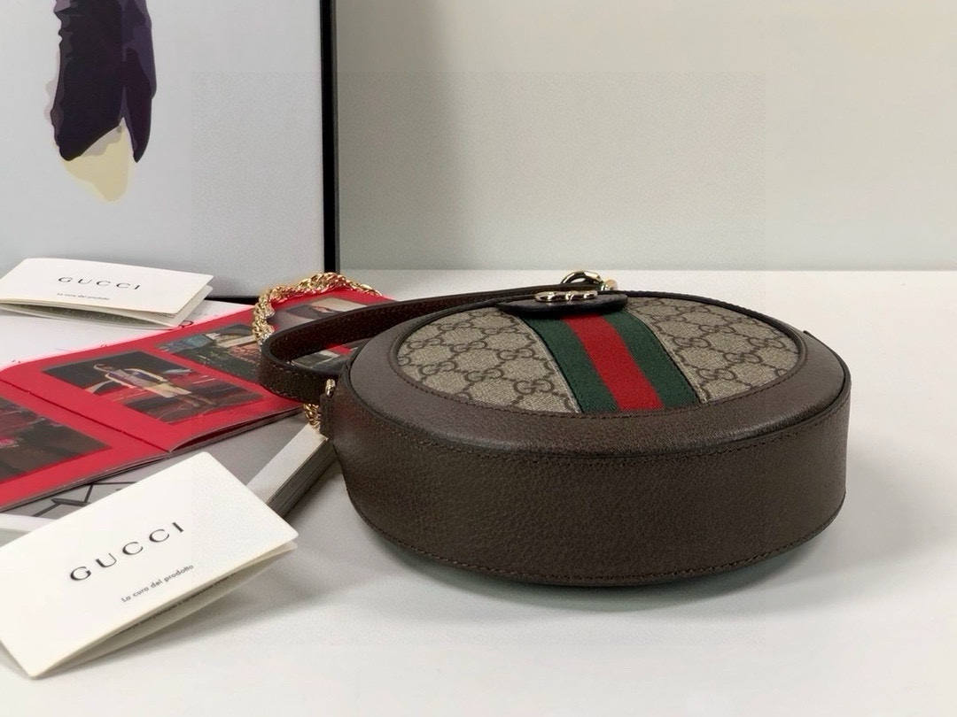 Gucci Ophidia series round shoulder bag