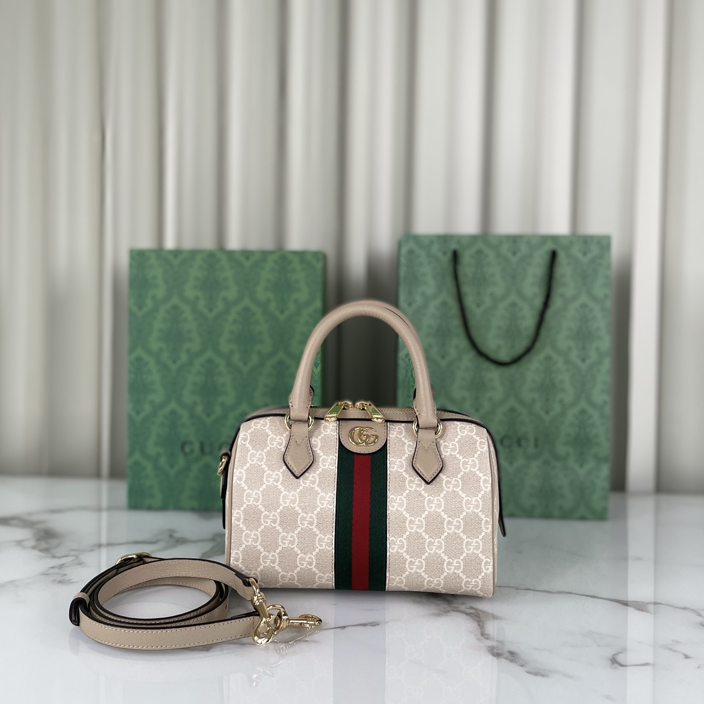 Gucci Ophidia Small Boston Bag