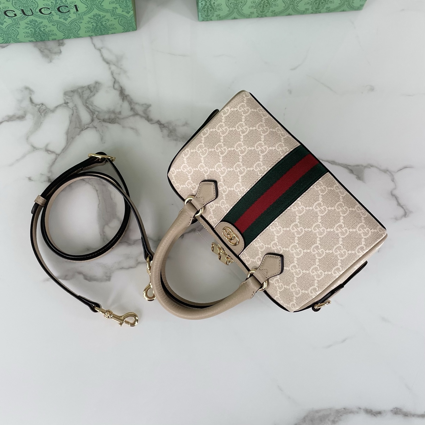 Gucci Ophidia Small Boston Bag